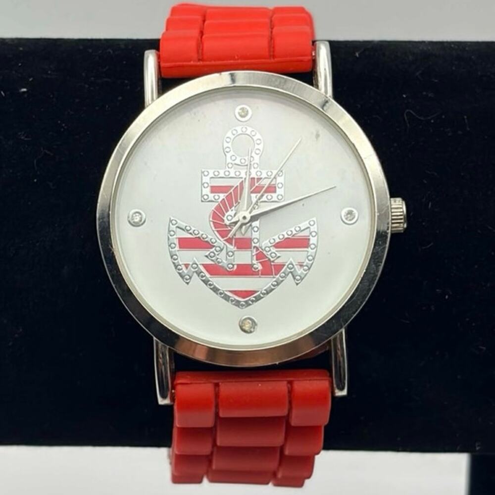 Red Striped Anchor Watch